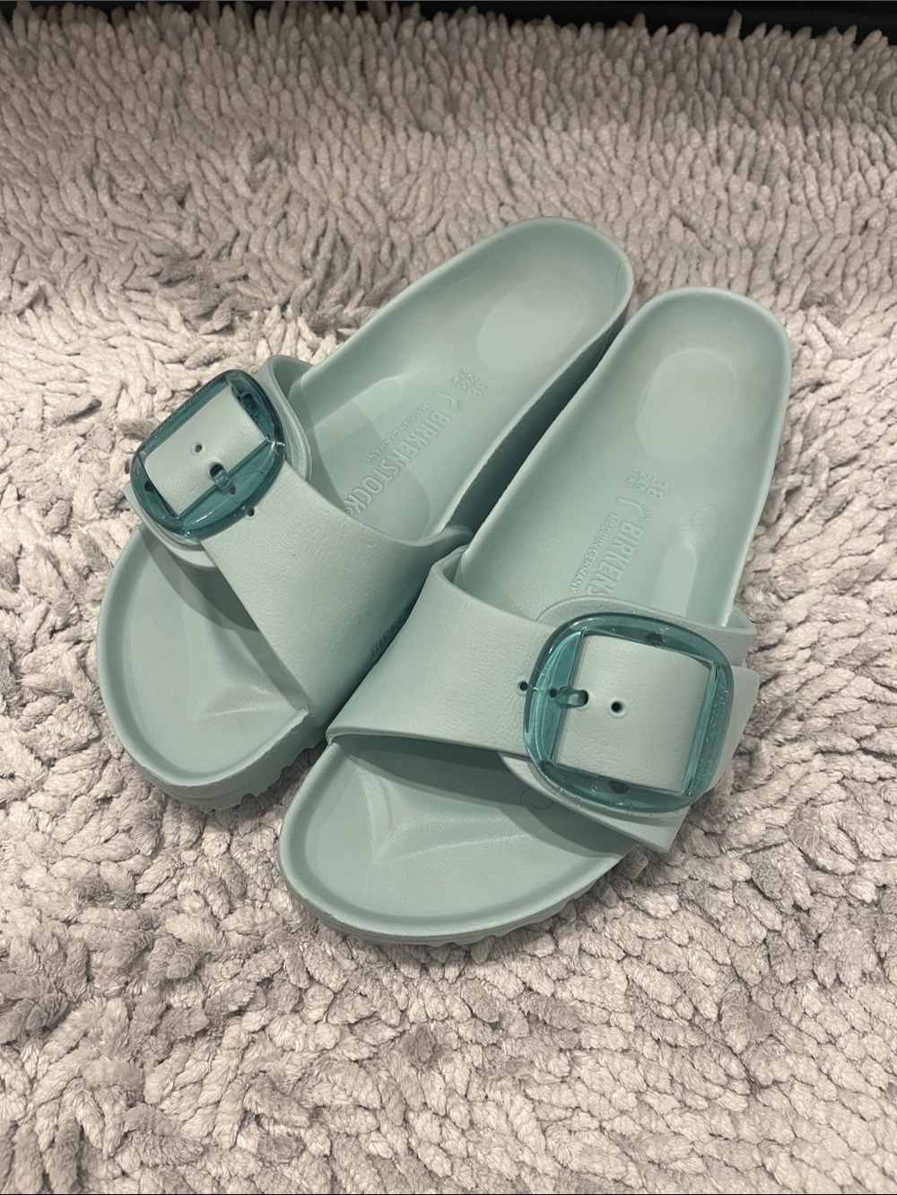 Birkenstock Madrid Big Buckle EVA in Surfside Color LIKE NEW
